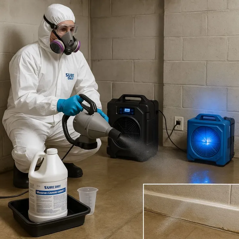 Sanitization and Odor Removal process in Edison, NJ
